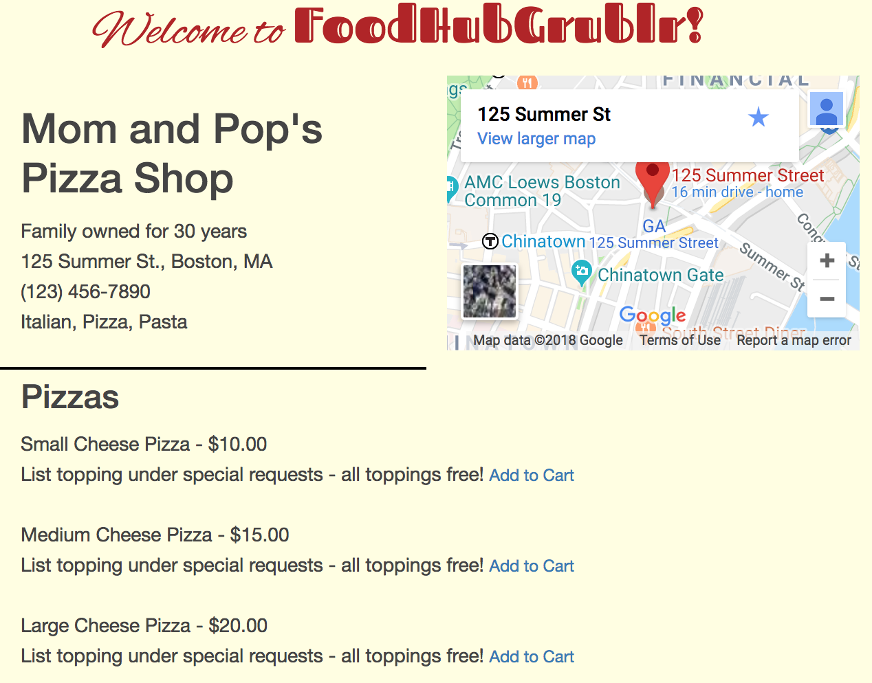 FoodHubGrublr
