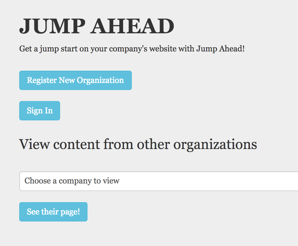 Jump Ahead